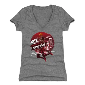 Anfernee Simons City Emblem Women's V-Neck T-Shirt