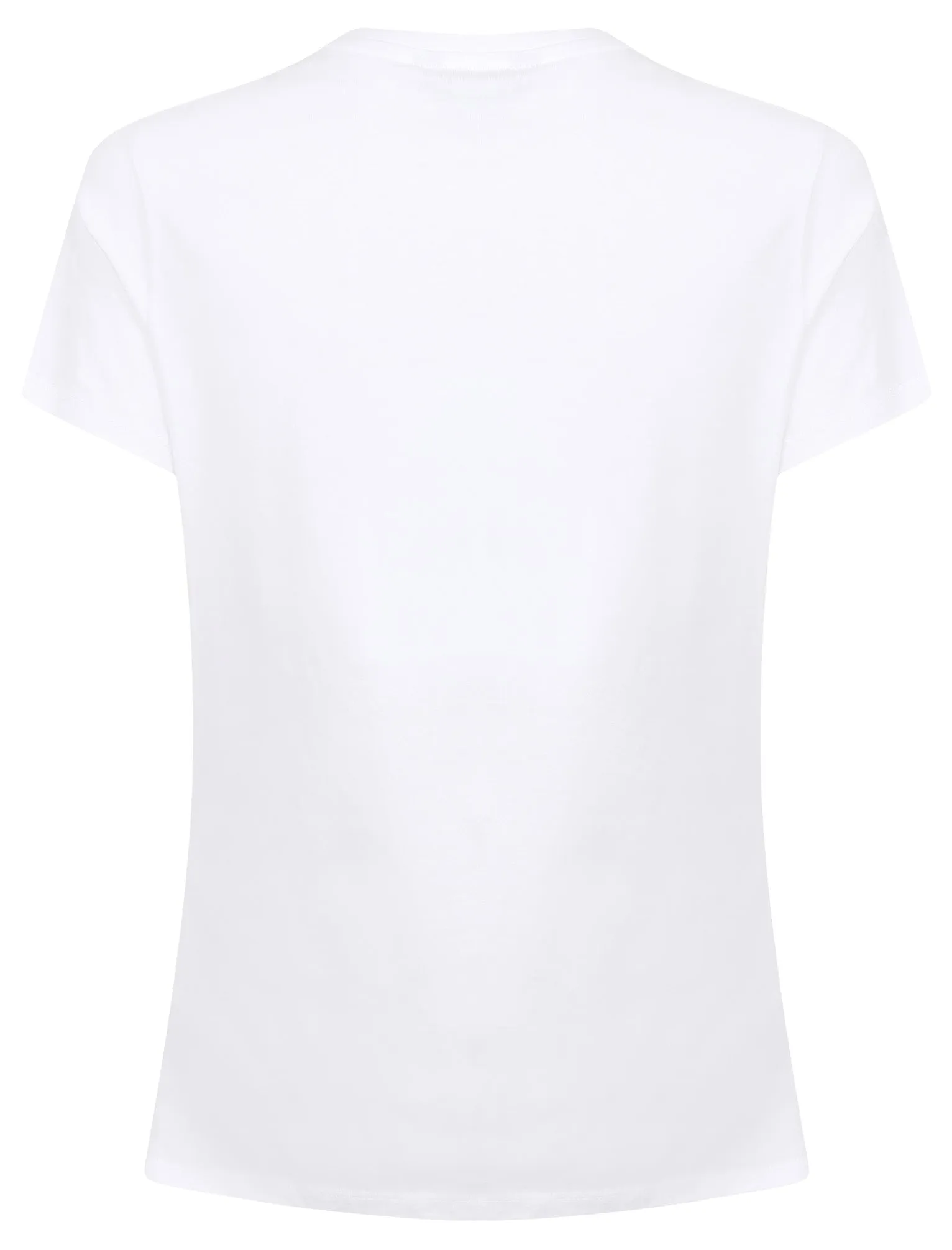 Aurora Motif Cotton Crew Neck T-Shirt In White - Tokyo Laundry