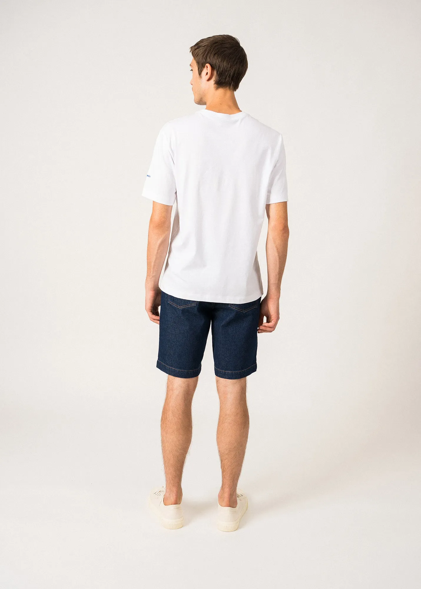 Ben Graphic T-Shirt – cotton (BLANC/MULTICO)