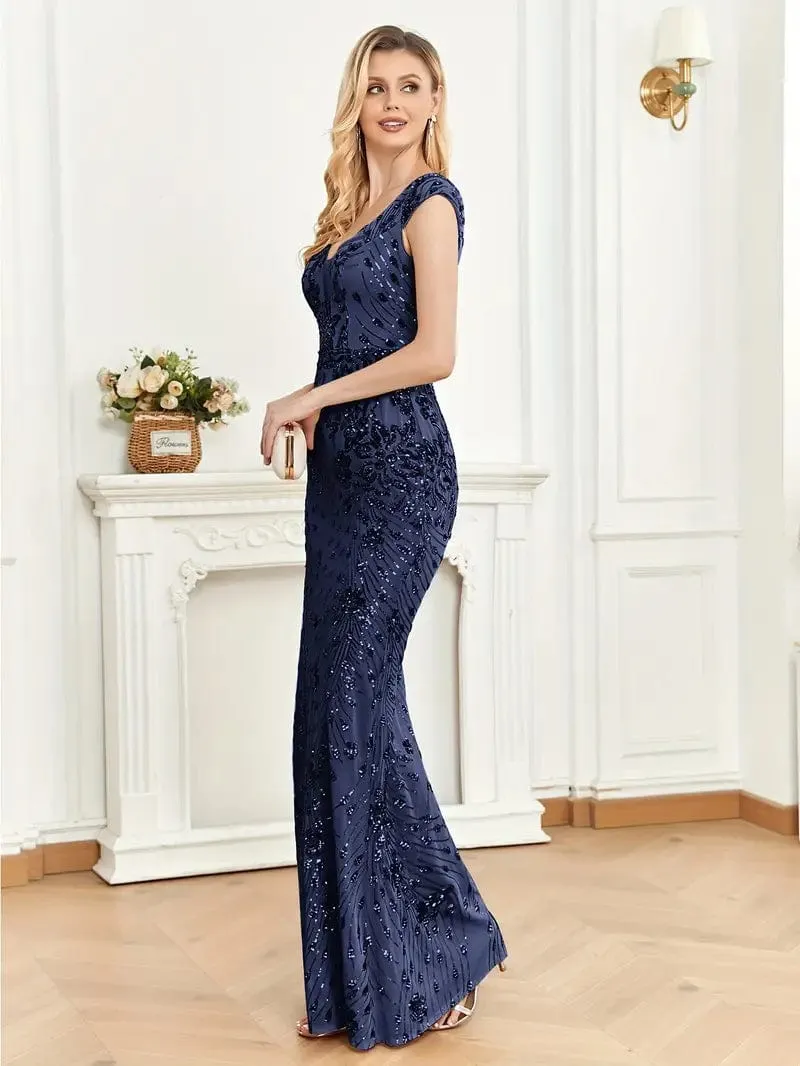 Bodycon Sequin Evening Dress
