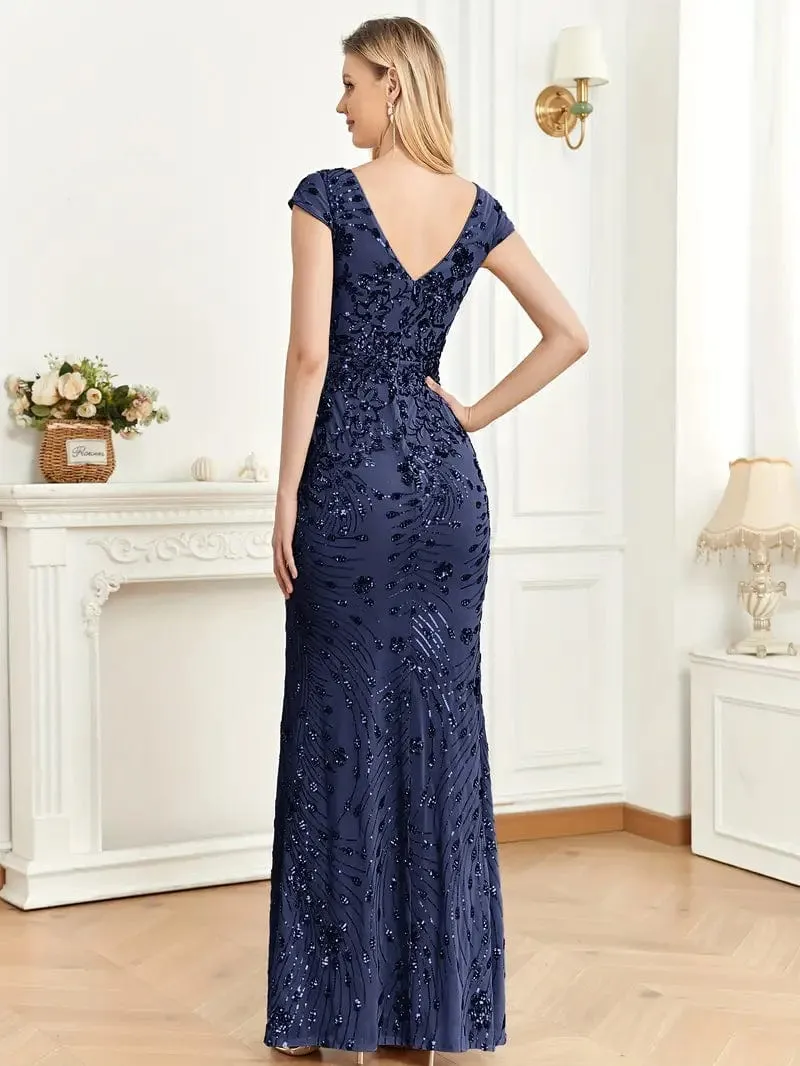Bodycon Sequin Evening Dress