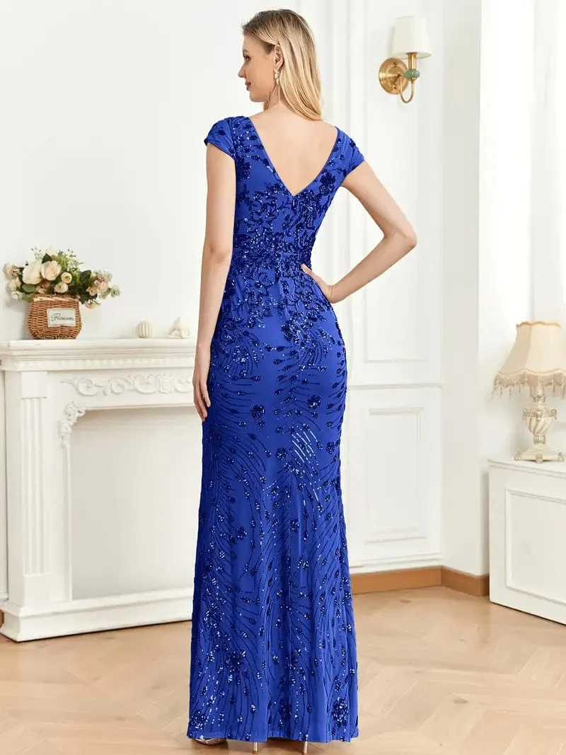 Bodycon Sequin Evening Dress