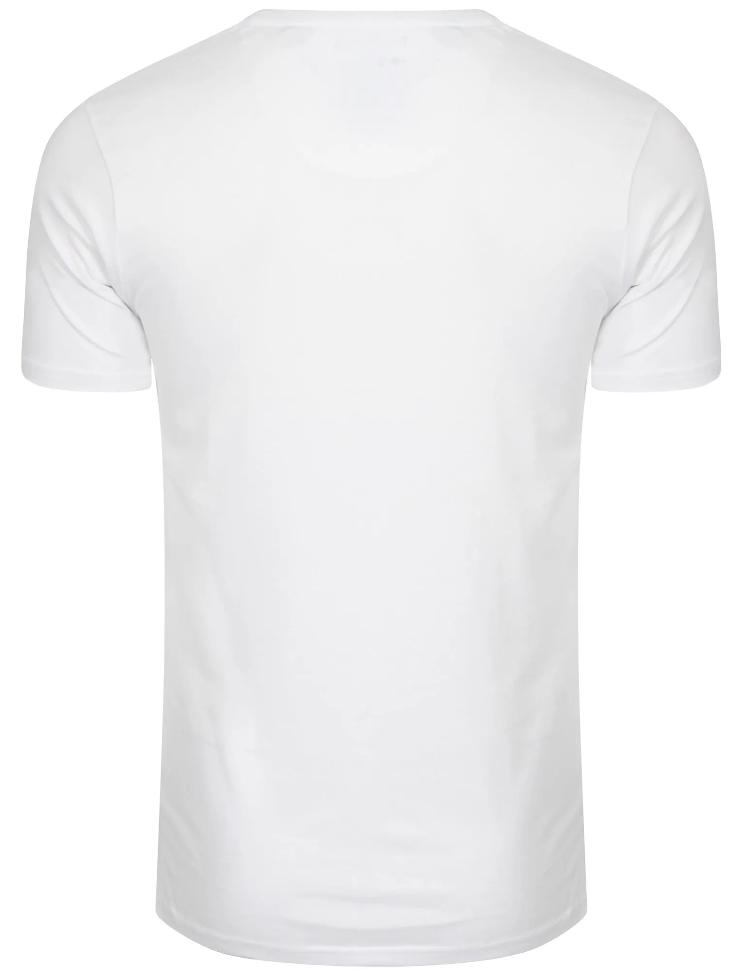 Briset Basic V-neck Tee in White - Le Shark