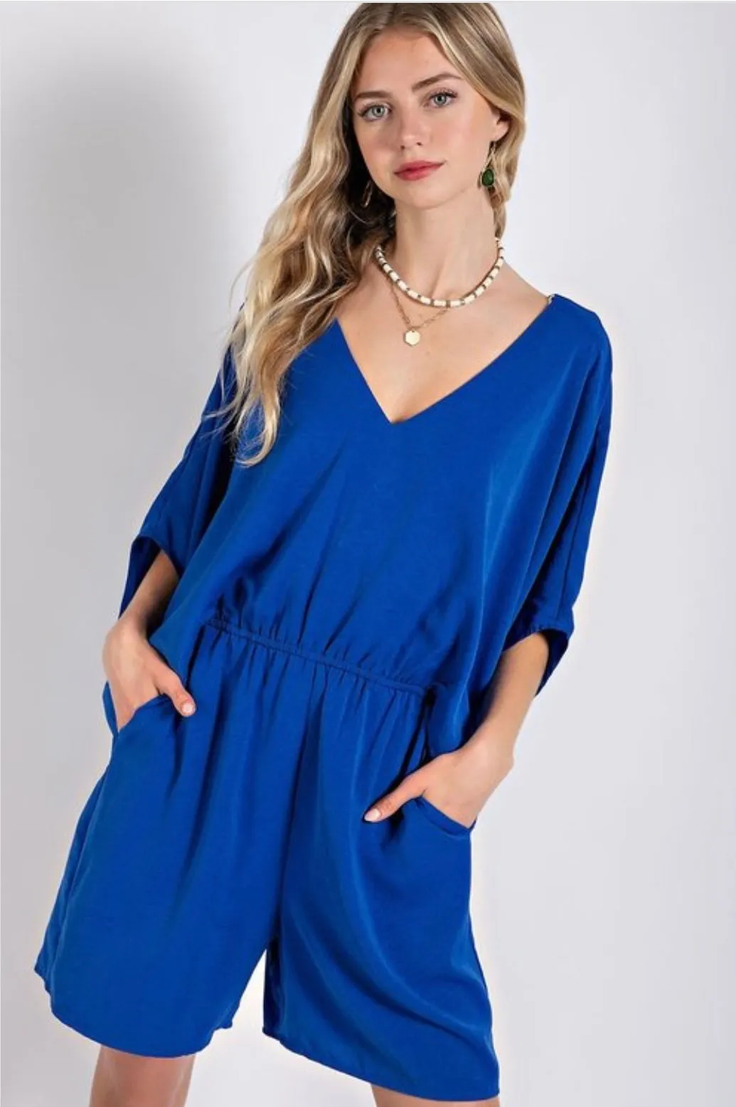 Corie V-neck Romper