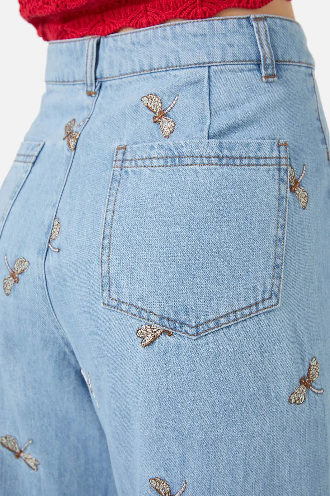 Dragonfly Emb Jean
