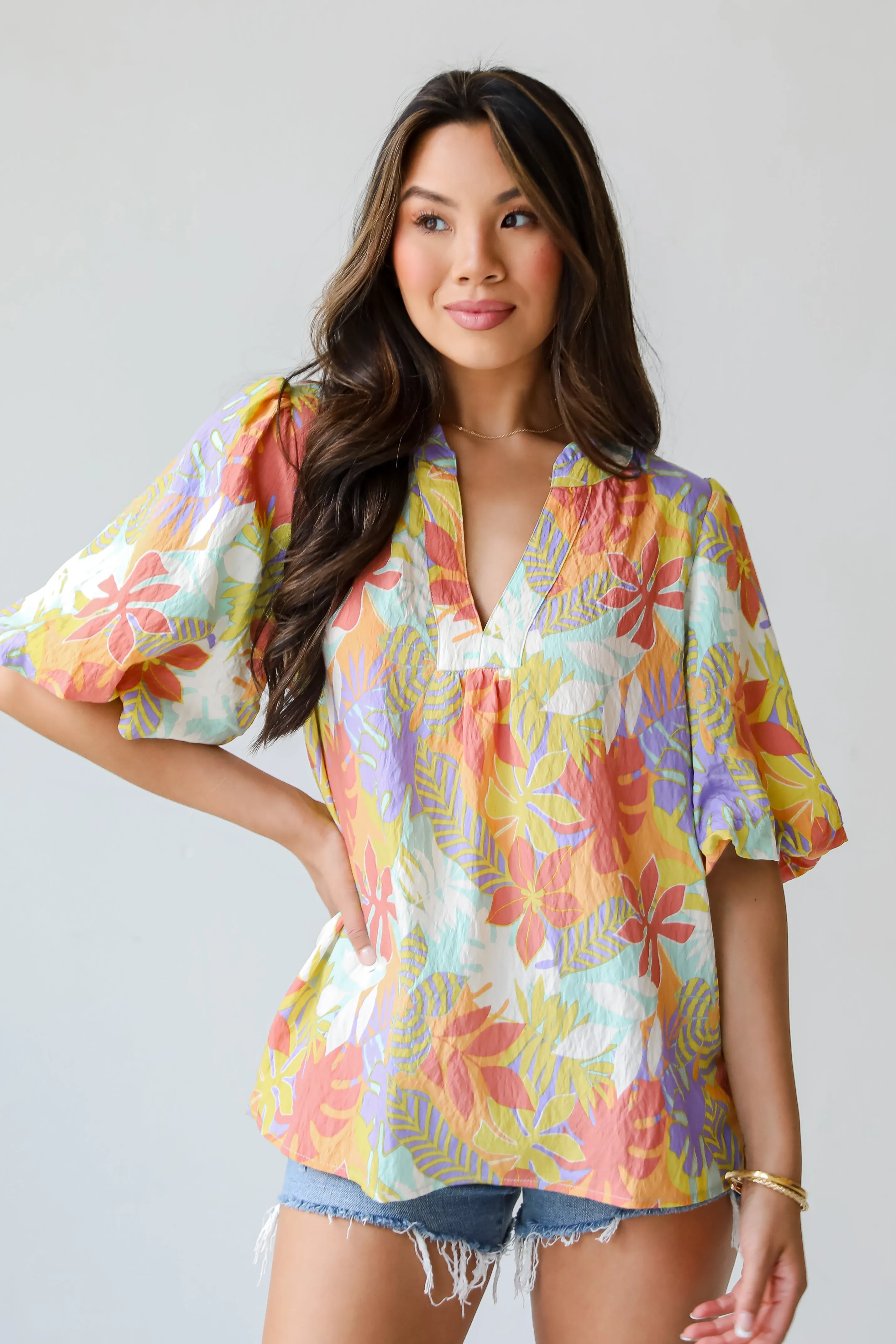 FINAL SALE - Majorly Poised Floral Blouse