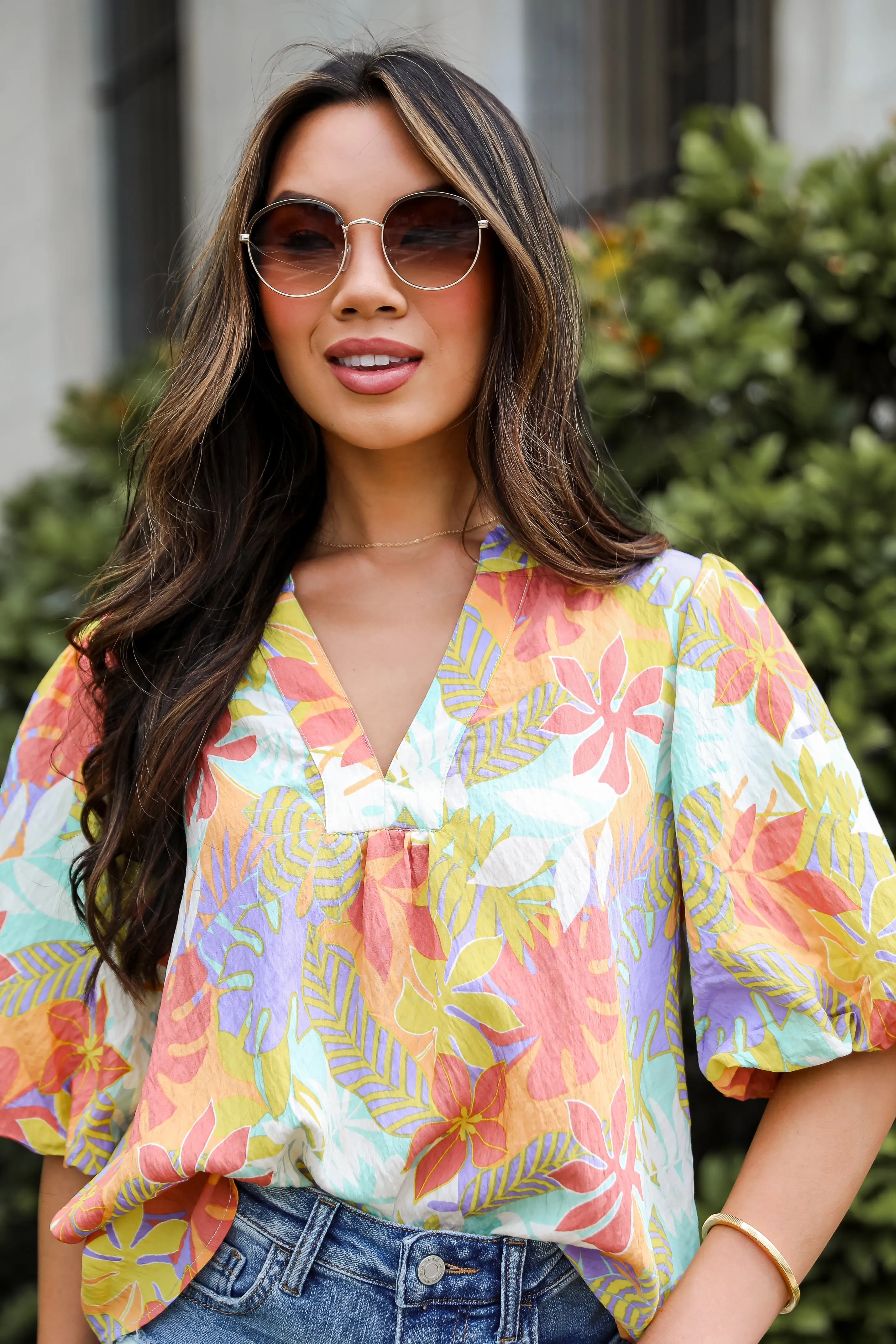 FINAL SALE - Majorly Poised Floral Blouse