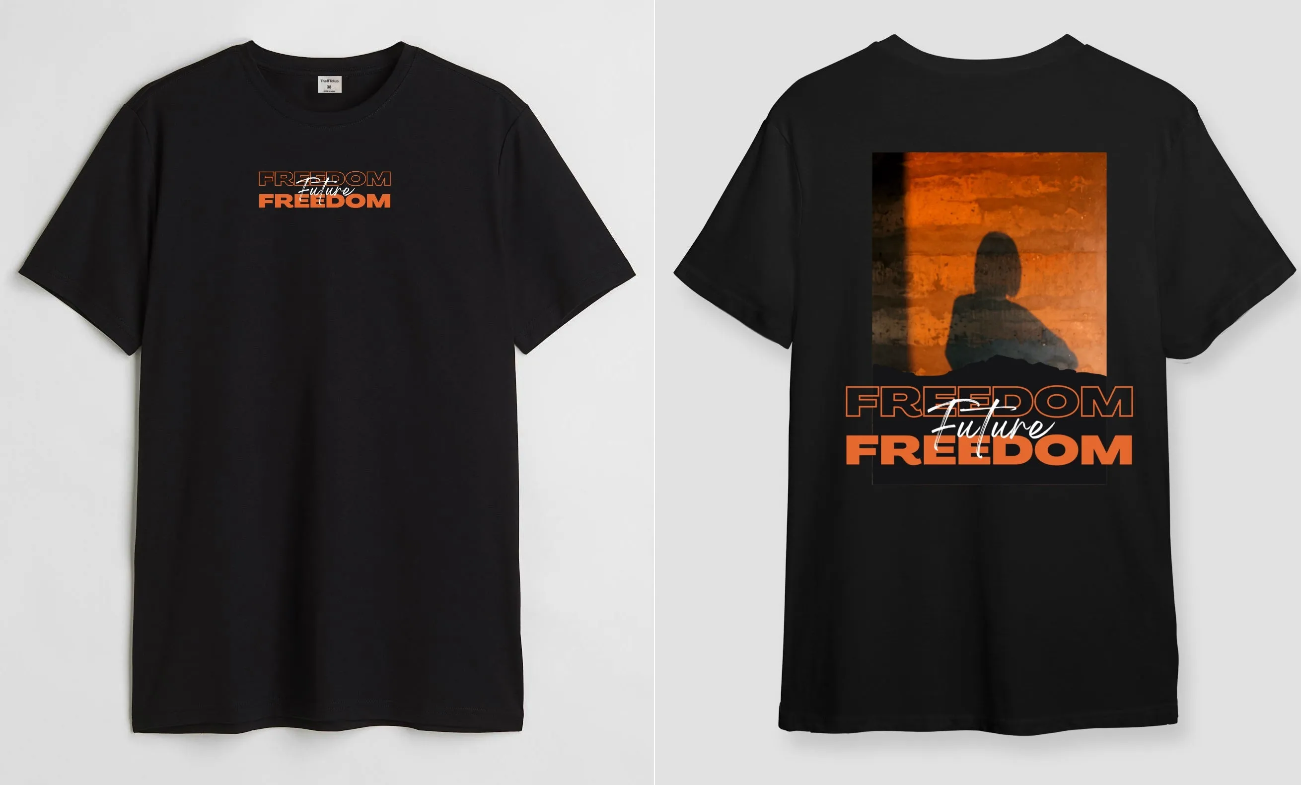Future Freedom - Round Neck T-shirt