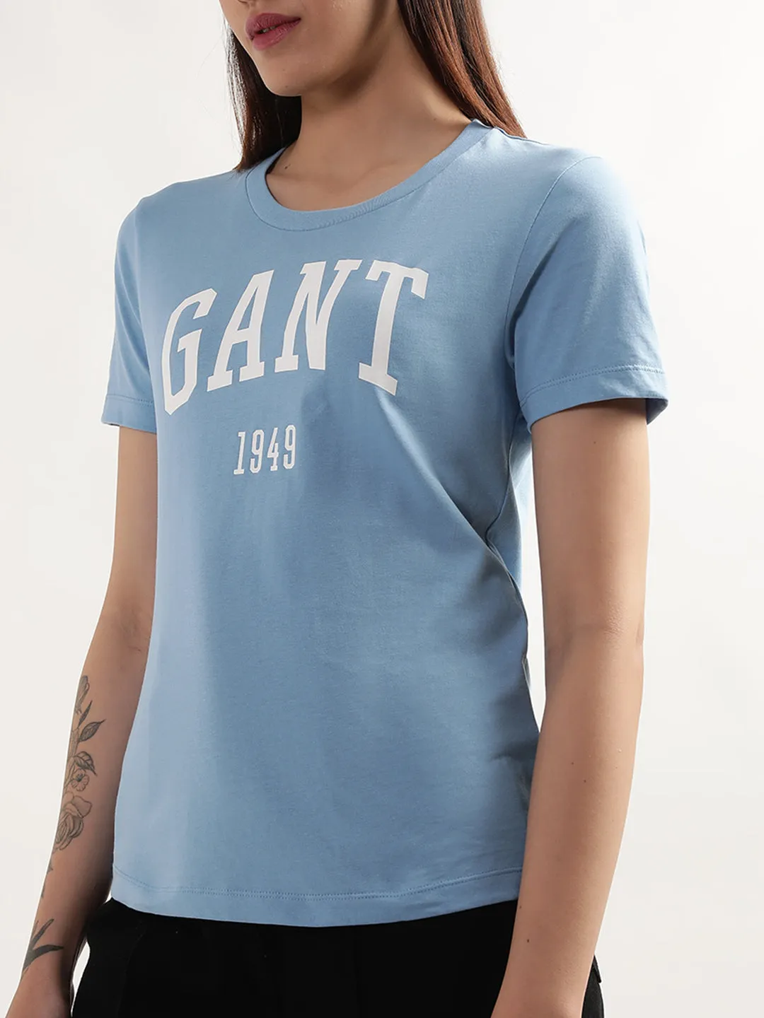 Gant Blue Preppy Logo Regular Fit T-Shirt