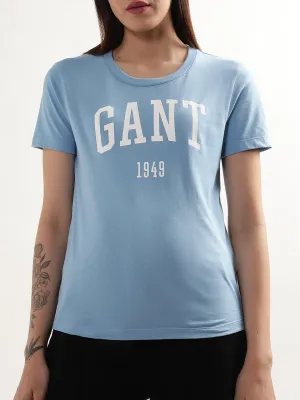Gant Blue Preppy Logo Regular Fit T-Shirt
