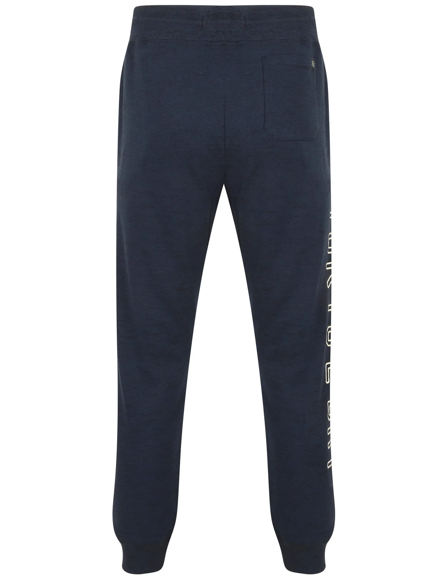 Henderson Brush Back Fleece Cuffed Joggers In Black Iris - Tokyo Laundry