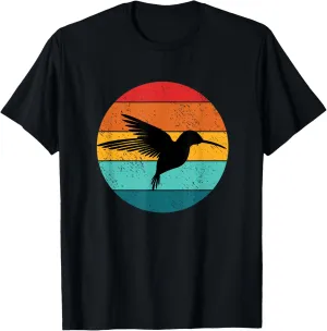 Hummingbird in Sunset Vintage Retro gift T-Shirt