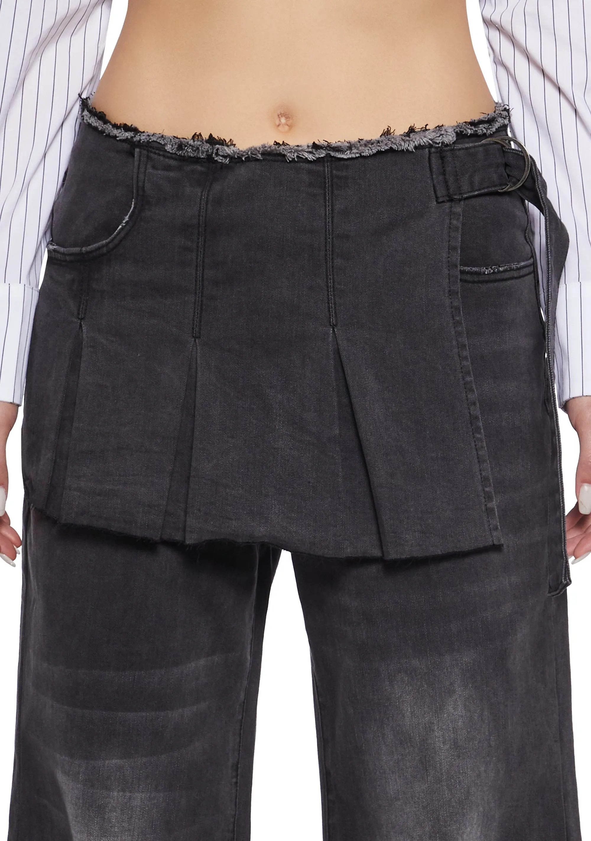 Ninja Academy Elite Wide Leg Pants With Skirt