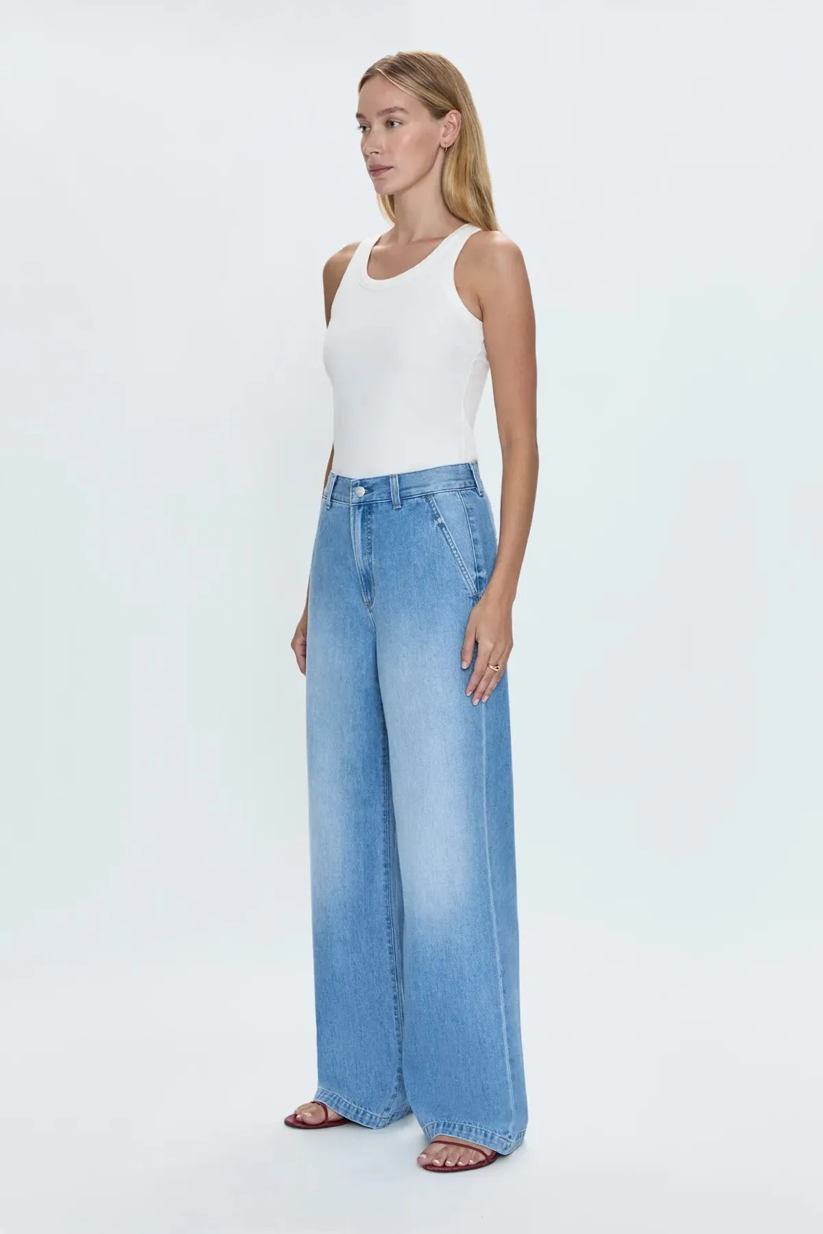 PIS Dahlia High Rise Wide Leg Trouser Jeans