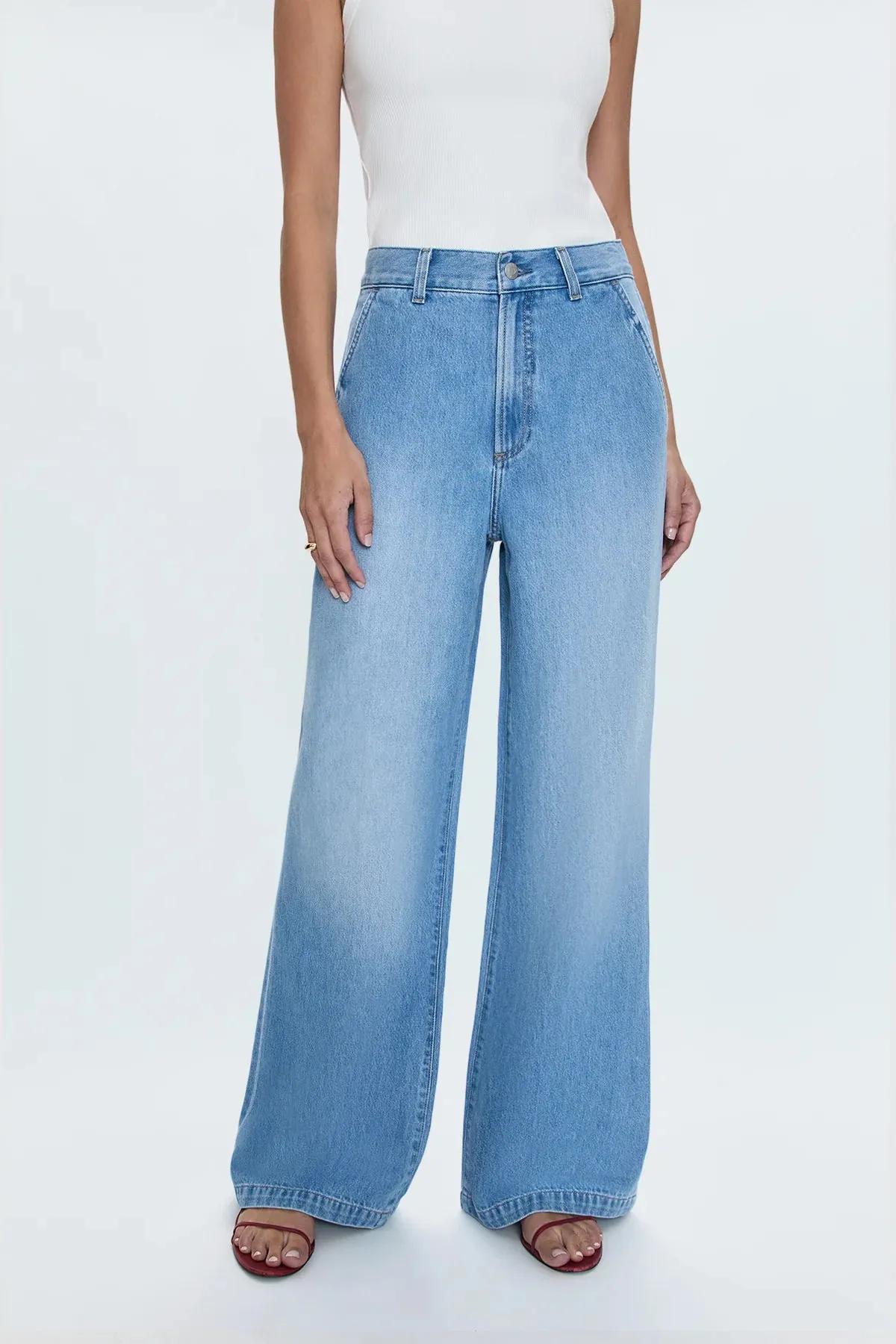 PIS Dahlia High Rise Wide Leg Trouser Jeans