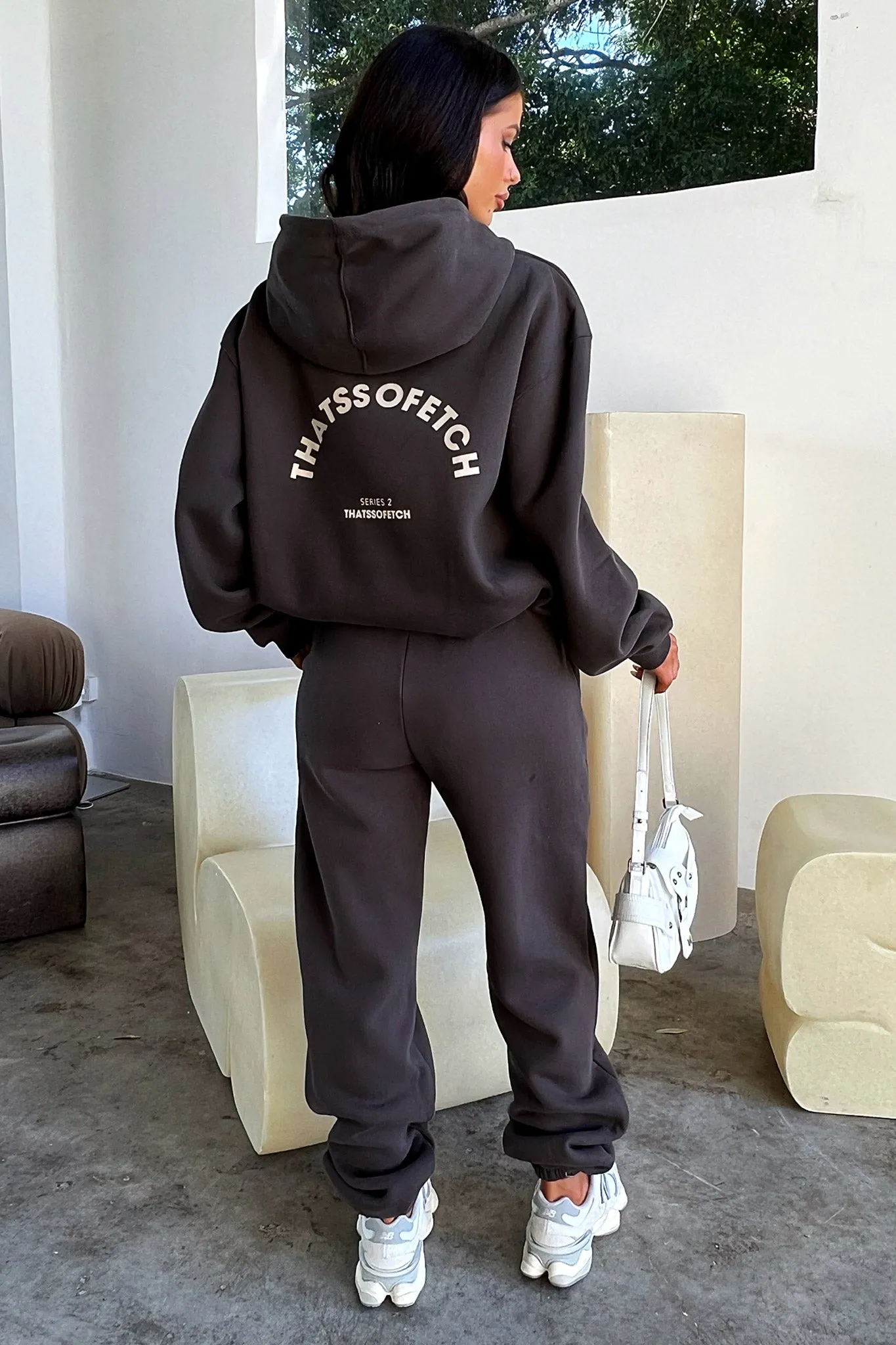 Series 2 Hoodie - Charcoal / Beige