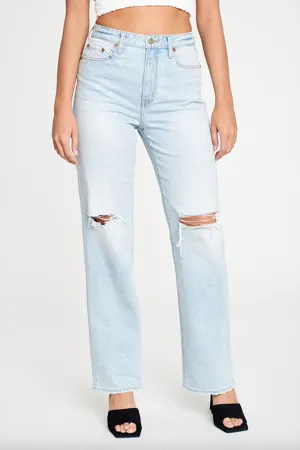 sundaze high rise dad jean - first sight vintage