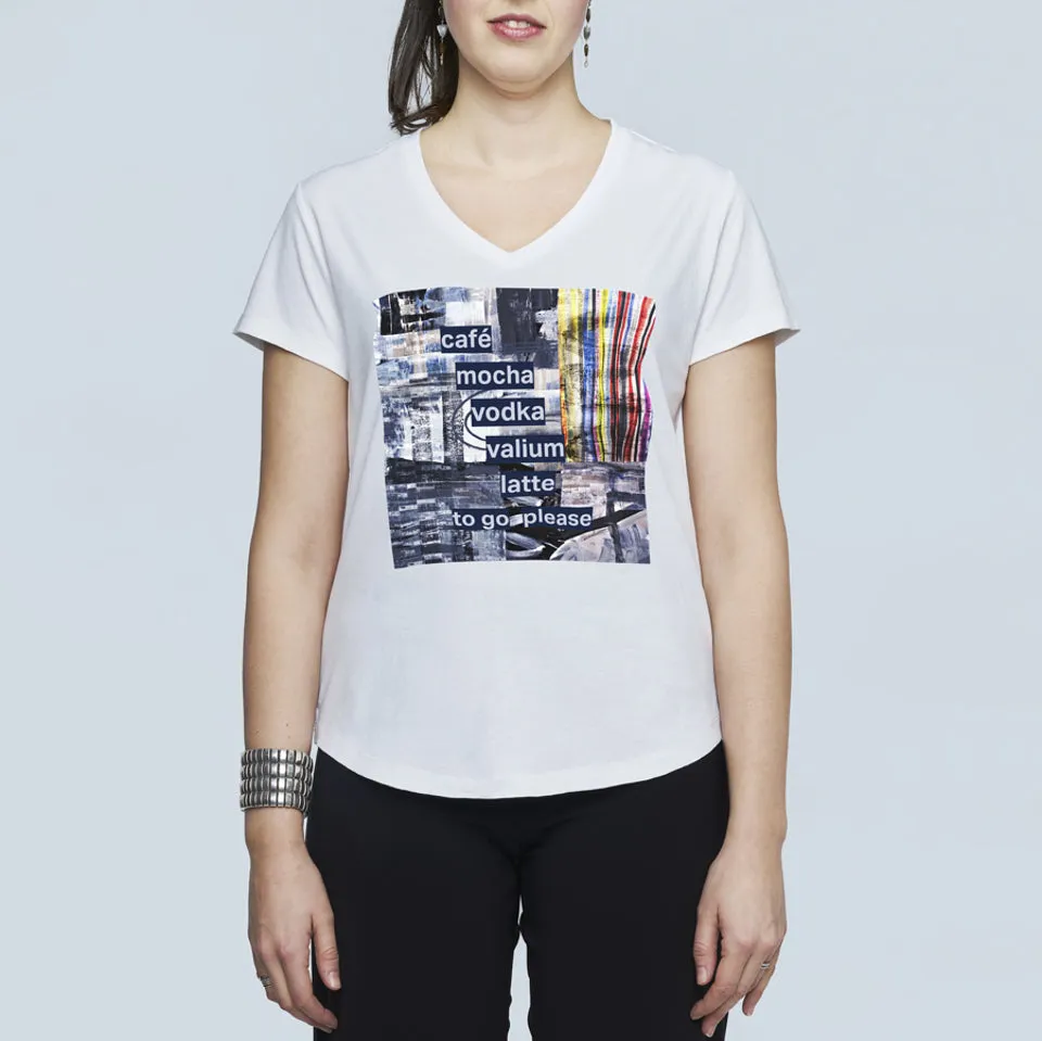 The Viv T-Shirt - Cafe Mocha