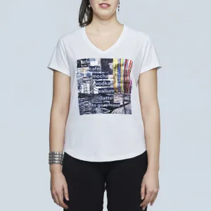 The Viv T-Shirt - Cafe Mocha