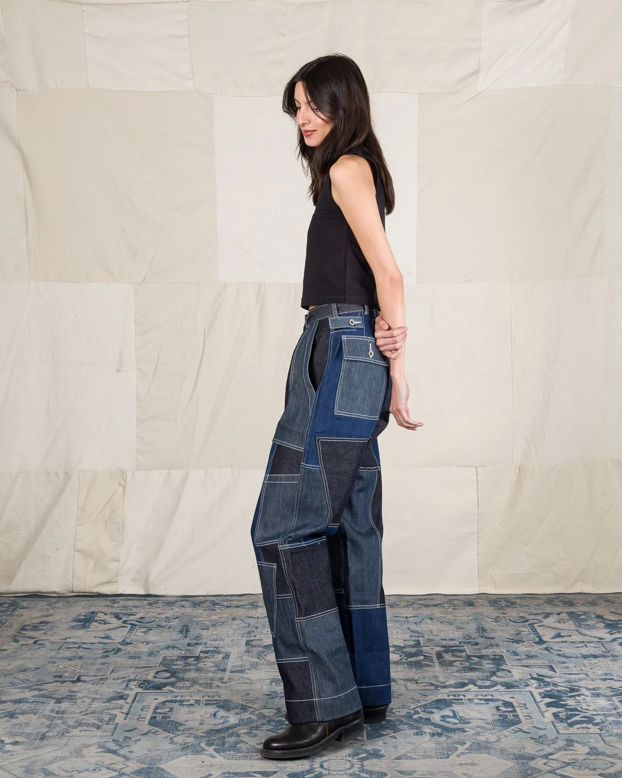 Unisex Freedom Flight Trouser - Denim