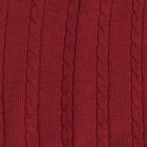 Viyella Cable Front Sleeveless Baruffa Merino Wool Cardigan Vest