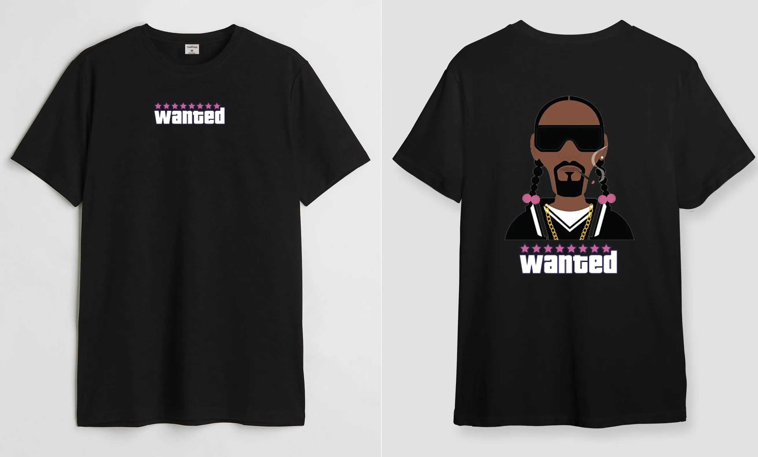 Wanted   - Round Neck T-shirt