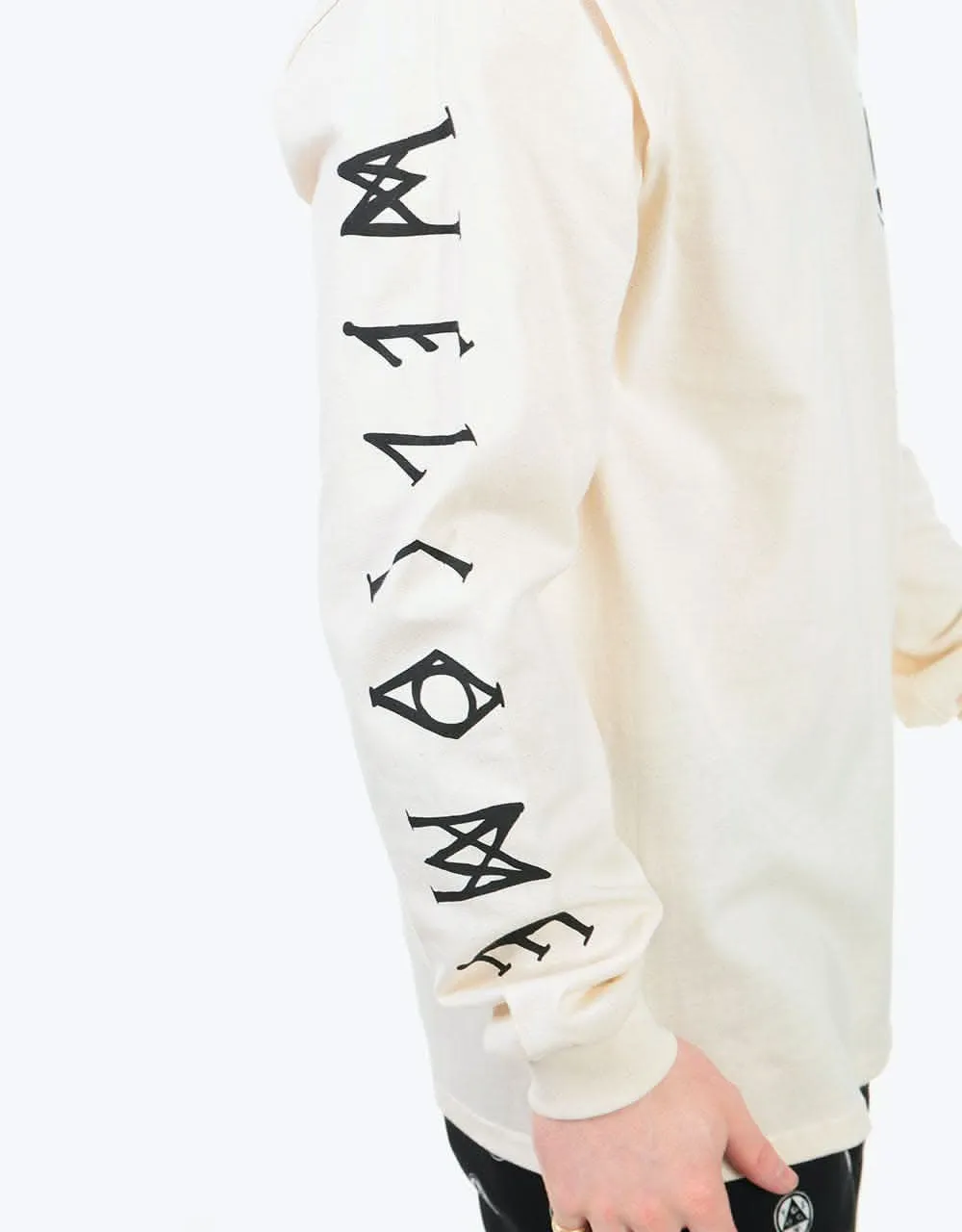 Welcome Sloth L/S T-Shirt - Bone